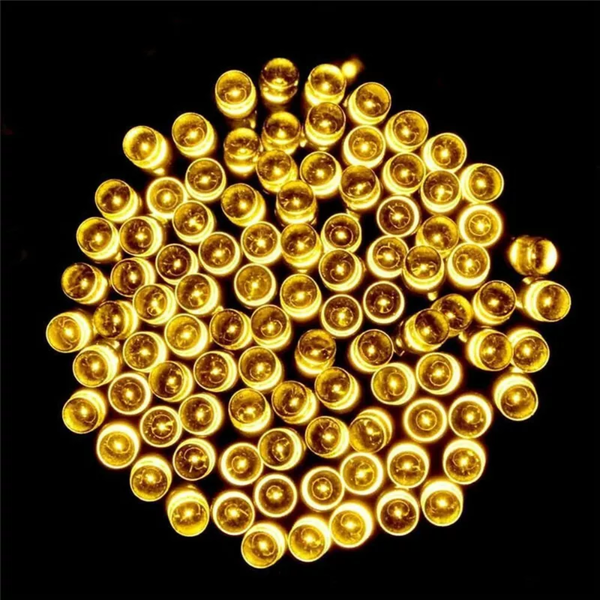 Solar Fairy String Lights 100/200/500 Led Outdoor Garden Christmas Party Decor Seasonal Decorations