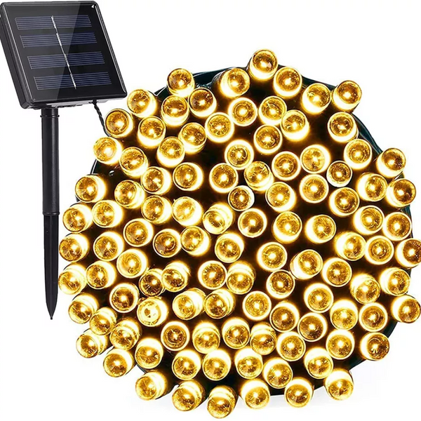 Solar Fairy String Lights 100/200/500 Led Outdoor Garden Christmas Party Decor Seasonal Decorations