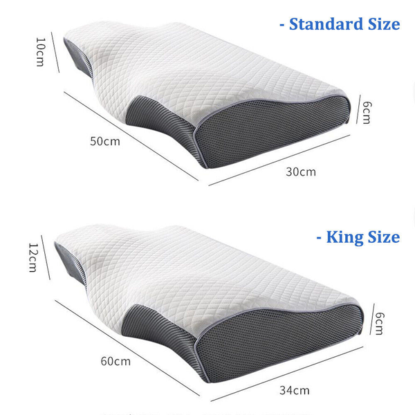 Cervical Memory Foam Pillow Neck Contour Rebound Pain Relief Support New Pillows