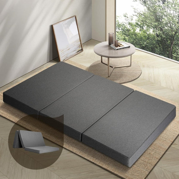Folding Mattress Bamboo Fabric Foldable Foam Sofa Lounge Mattresses