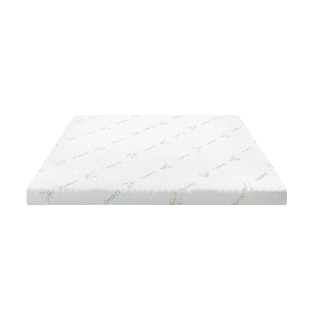 Memory Foam Mattress Topper 7 Zone Gel Bamboo Cover 5Cm Mattress Toppers & Protectors