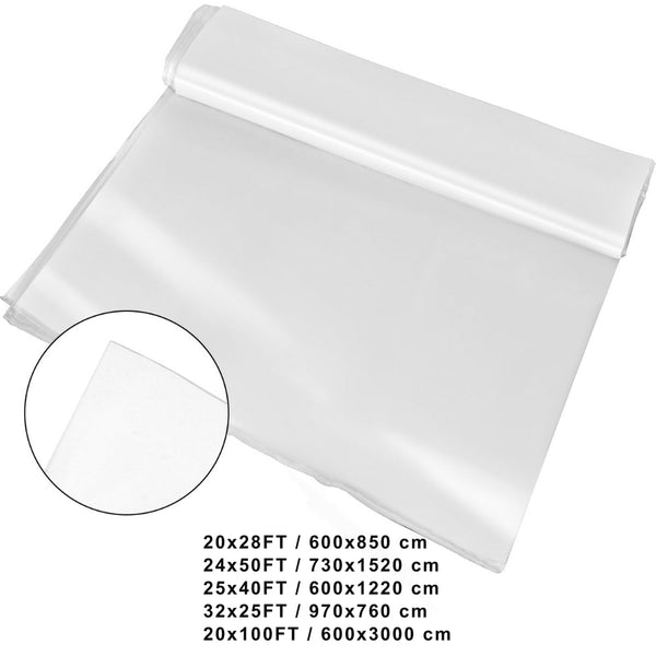 Greenhouse Film Cover Uv Resistant Polyethylene Covering Garden Plants Flowers Agriculture Greenhouses