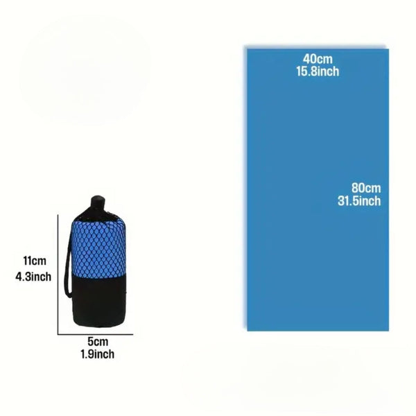 Quick Drying Sports Towel 40X80cm Swimming Gym Fitness Camping Running Beach Washcloth Towels Gym Towels