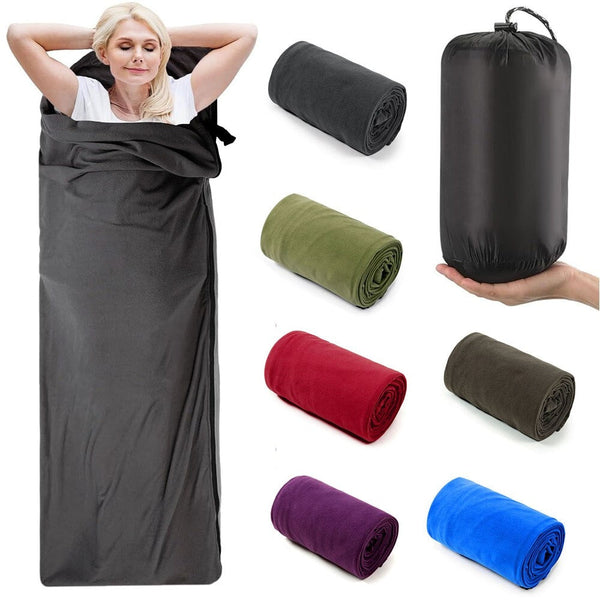 Ultra Light Fleece Sleeping Bag Liner For Outdoor Camping Sleeping Bags