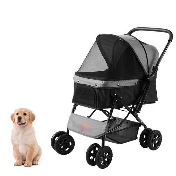 4 Wheel Pet Stroller For Dogs And Cats Perfect Travel Exercise Everyday Use Dog Strollers