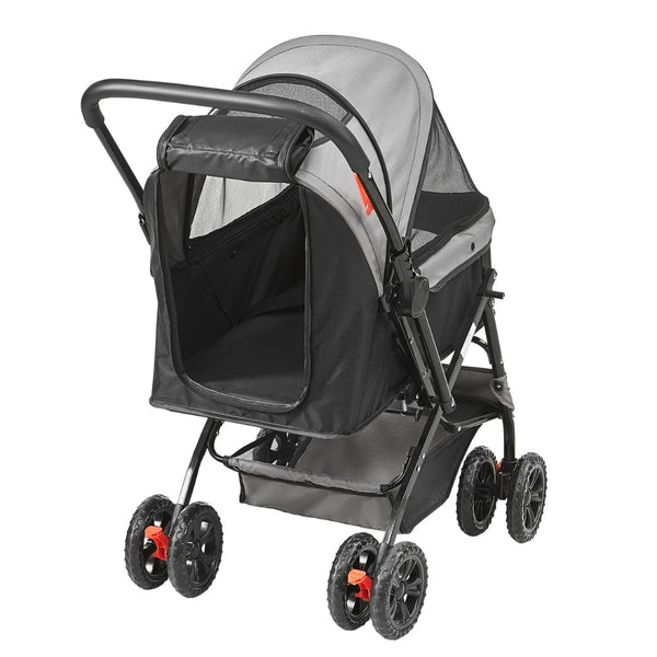 4 Wheel Pet Stroller For Dogs And Cats Perfect Travel Exercise Everyday Use Dog Strollers