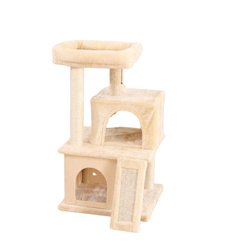 Cat Tree Tower House Condo Perch Entertainment Scratching For Kitten Multi Level Furniture & Scratchers