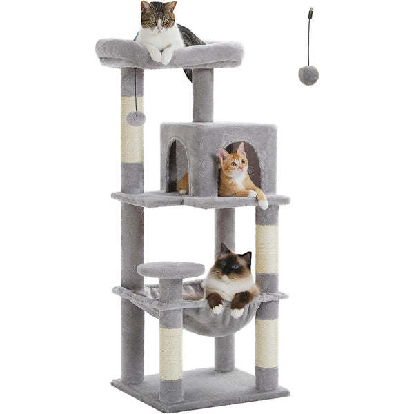 Cat Tree Tower House Condo Perch Entertainment Scratching For Kitten Multi Level Furniture & Scratchers