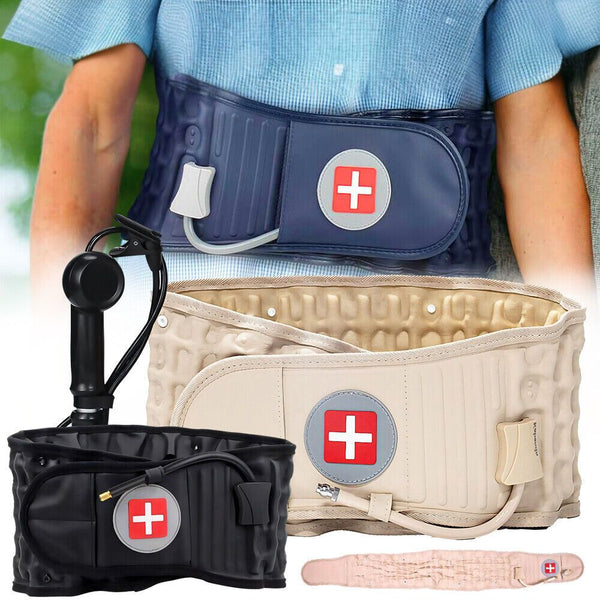 Premium Lumbar Traction Belt For Ultimate Back Pain Relief Orthotics Braces & Sleeves