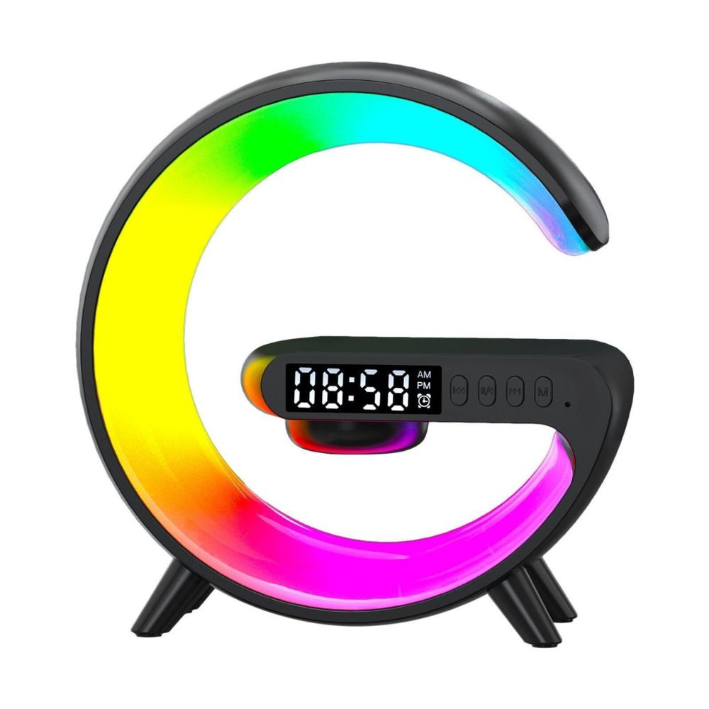 Smart G Lamp Night Light Bluetooth Speaker Wireless Charger Led Rgb Alarm Clock Chargers & Cradles