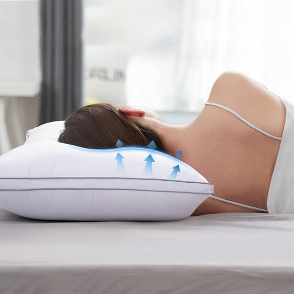 1/2 Pack High Resilience With Breathable Washable Pillowcases Pillows