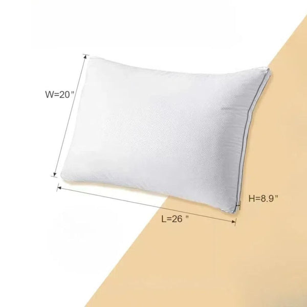 1/2 Pack High Resilience With Breathable Washable Pillowcases Pillows