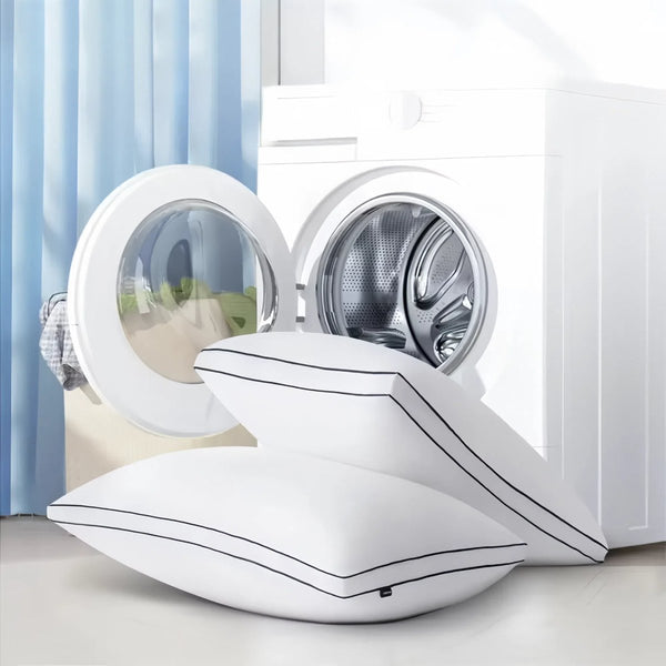 1/2 Pack High Resilience With Breathable Washable Pillowcases Pillows