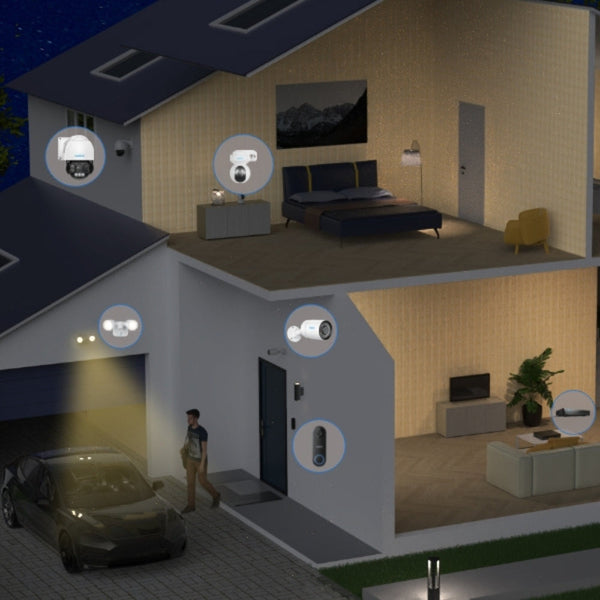 Colorx 2K Poe Outdoor Security Camera Security Cameras