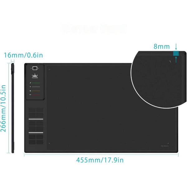 14 Inch Wireless Graphics Tablet Wh1409 8192 Pressure Levels Drawing Graphics Tablets/Boards & Pens