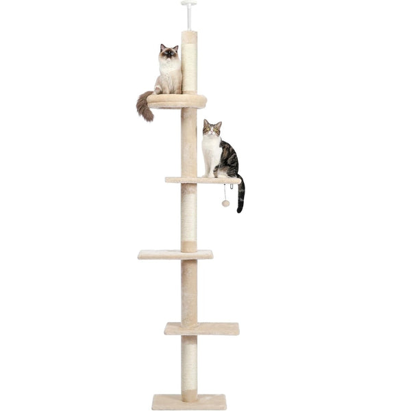 Cat Tree Condo Scratching Post Floor To Ceiling Furniture & Scratchers