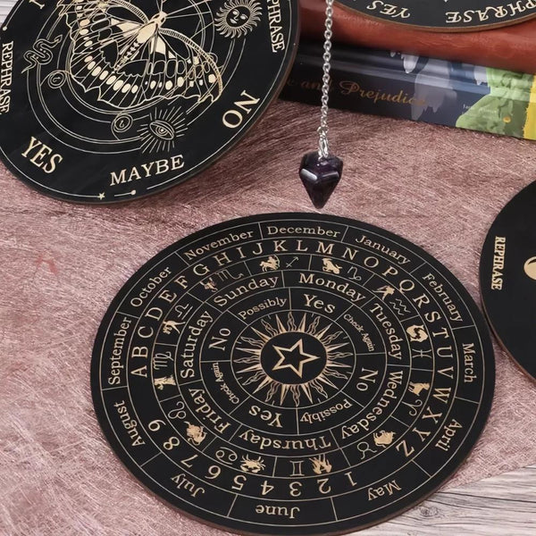 Moon And Star Pendulum Board For Metaphysical Healing Divination Other Home Décor