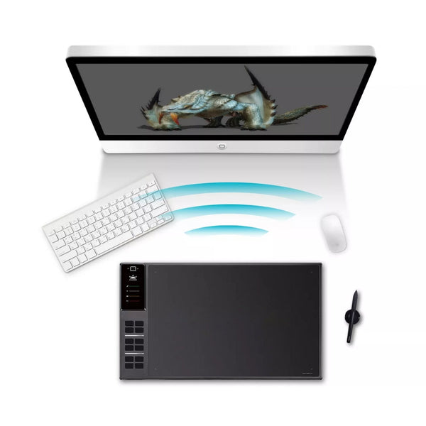 14 Inch Wireless Graphics Tablet Wh1409 8192 Pressure Levels Drawing Graphics Tablets/Boards & Pens