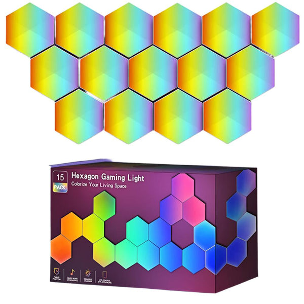 Rgb Smart Hexagonal Wall Lamp Color Changing Lamps