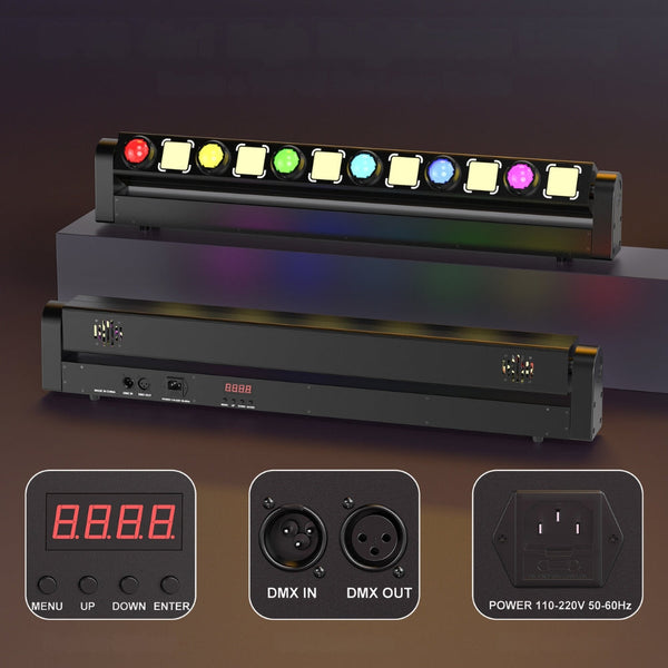 6 Led Rgbw 4In1 Dmx Wall Wash Lamp Stage Lighting Single Units