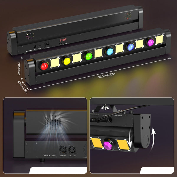 6 Led Rgbw 4In1 Dmx Wall Wash Lamp Stage Lighting Single Units