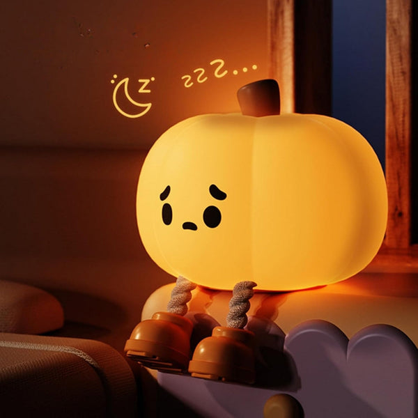 Pumpkin Night Light Dimmable Bedside Decor Night Lights