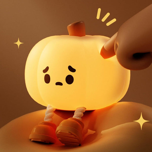 Pumpkin Night Light Dimmable Bedside Decor Night Lights