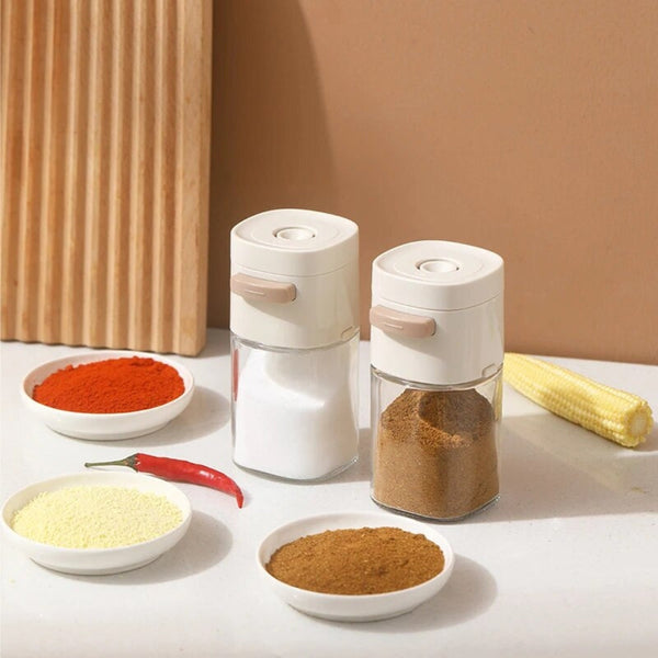 180Ml Glass Quantitative Seasoning Jar Spice Jars & Racks