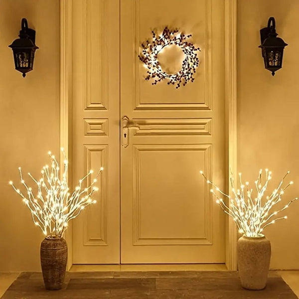 Led White Birch Branch Light For Festive Home And Wedding Decor String Lights