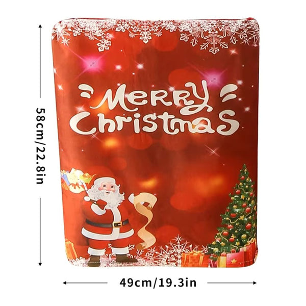 Christmas Chair Cover Festive Stretchable And Washable Slipcover For Dining Room Chairs Chair Covers