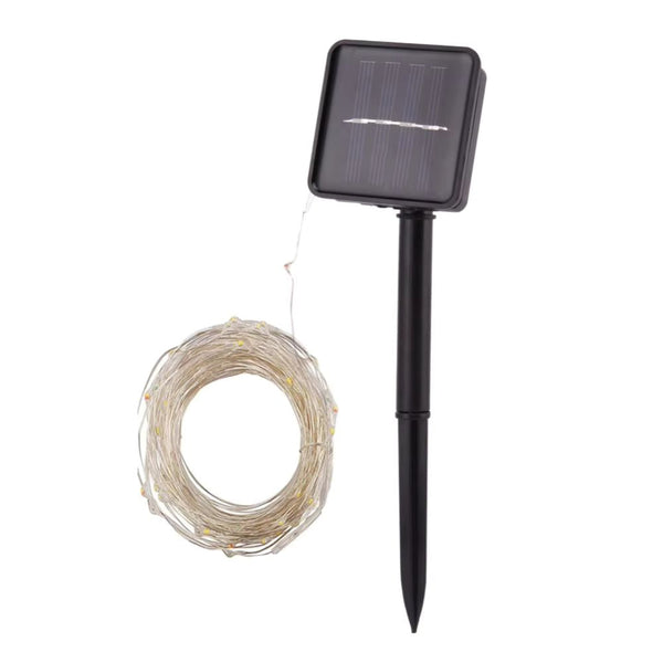 200 Led Solar Waterfall String Lights For Garden Christmas Decor Seasonal Decorations