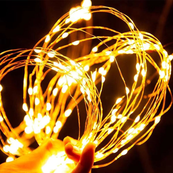 200 Led Solar Waterfall String Lights For Garden Christmas Decor Seasonal Decorations