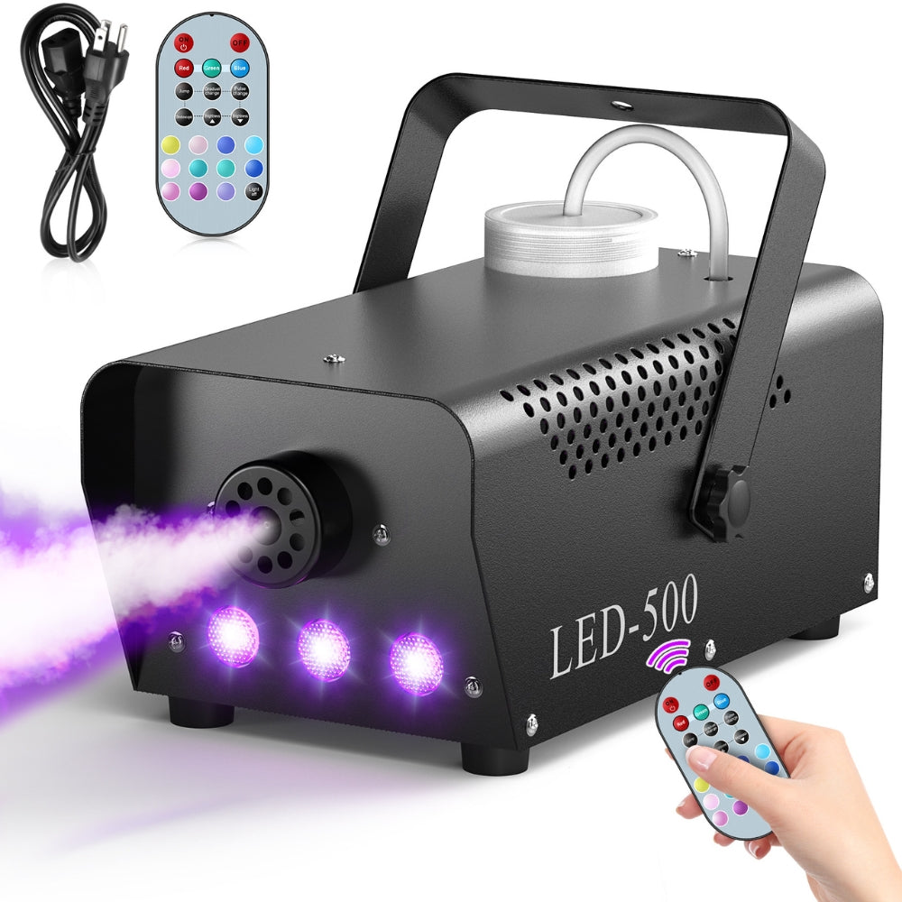 500W Fogger Stage Rgb Led Effect Dj Smoke Machine Disco Wedding Lights Stage Lighting Single Units