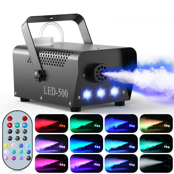 500W Fogger Stage Rgb Led Effect Dj Smoke Machine Disco Wedding Lights Stage Lighting Single Units