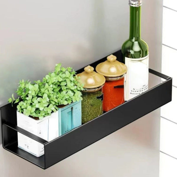2Pcs Magnetic Storage Shelf Household Kitchen Refrigerator Hanging Shelves