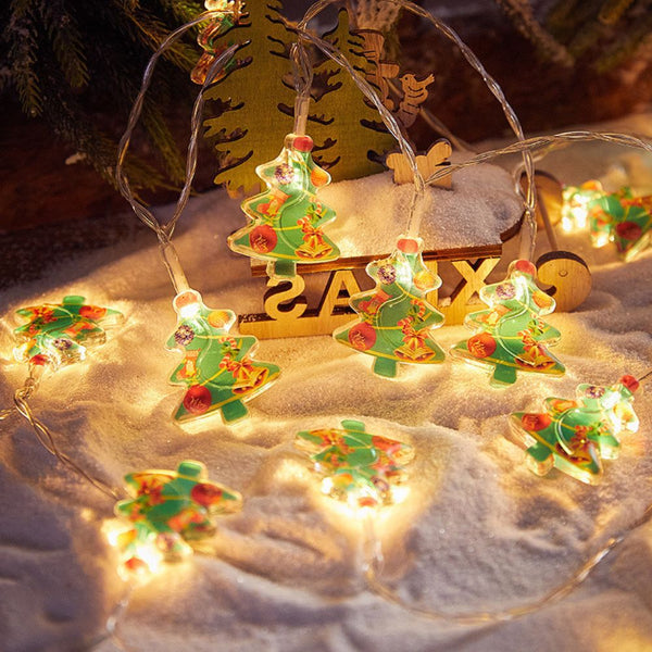 Christmas Tree Led String Lights Festive Home Decor And Gift Seasonal Decorations