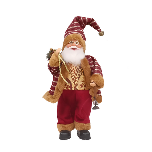 Christmas Home Decor Santa Claus Doll With Gift Bags Seasonal Decorations