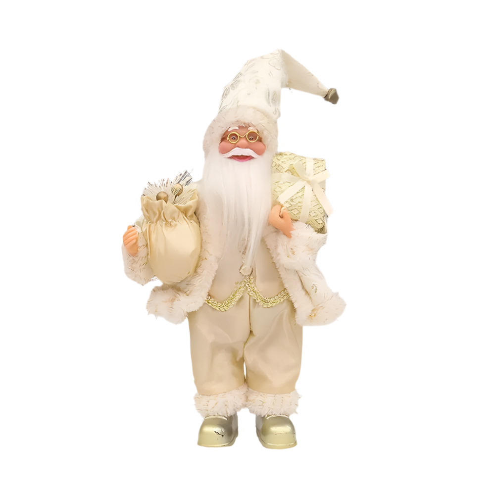 Christmas Home Decor Santa Claus Doll With Gift Bags Seasonal Decorations