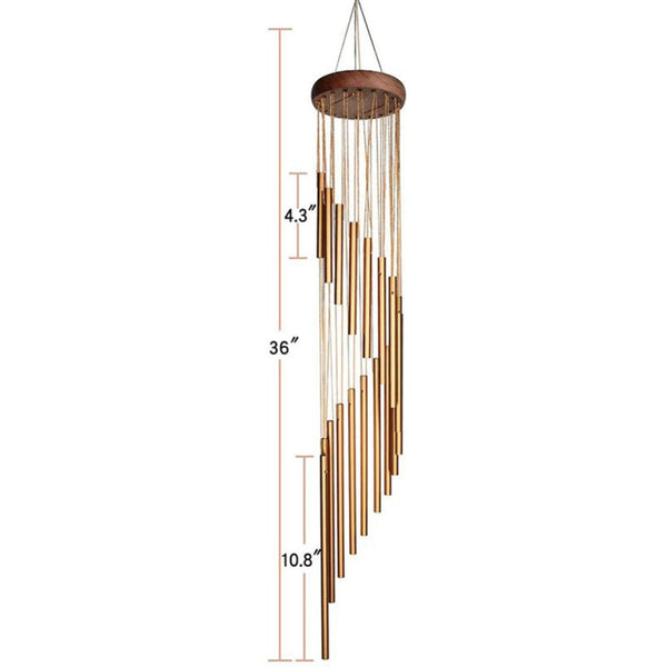 12 Tubes Aluminum Alloy With Hook Wind Chimes