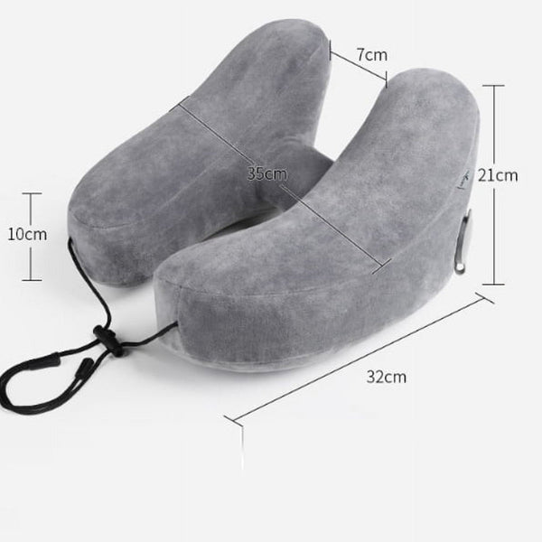 Neck Pillow Travel U Shaped Inflatable H Hooded Nap Pillows