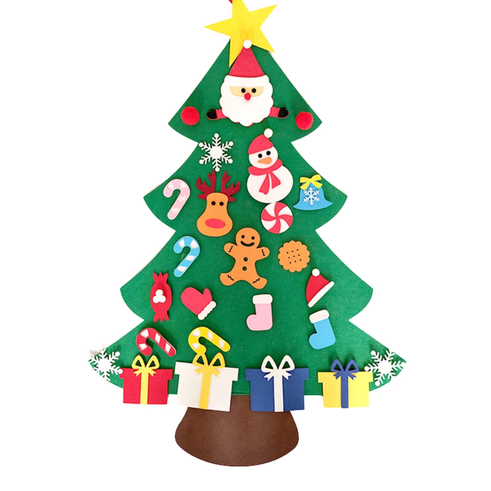 Diy Felt Christmas Tree Decoration For Home New Year Ornaments Seasonal Decorations