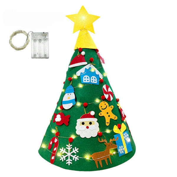 Diy Felt Christmas Tree Decoration For Home New Year Ornaments Seasonal Decorations