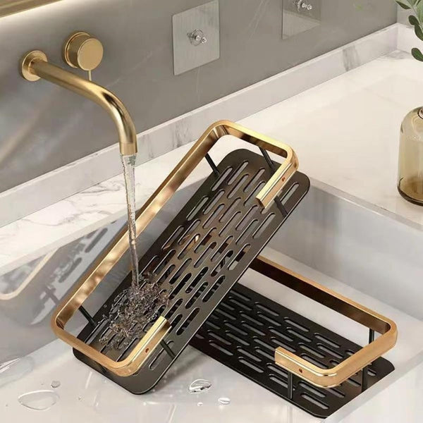 Non Perforated Bathroom Shelf Floating For Wall Shelves Shower Corner Bath Caddies & Trays