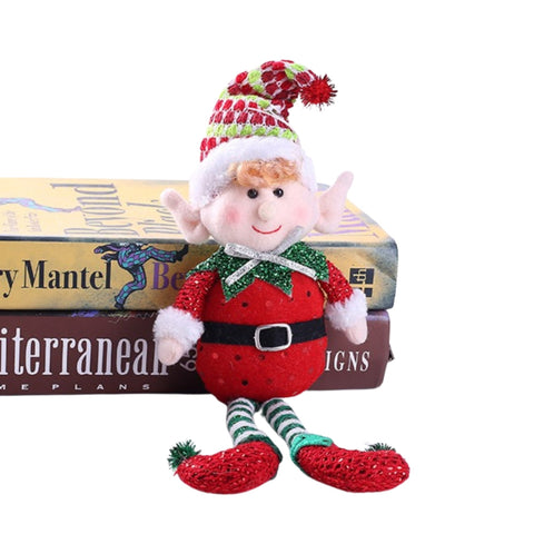 Cartoon Elf Doll Christmas Tree Pendants Window Decoration Seasonal Decorations