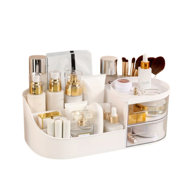 Large Capacity Cosmetic Storage Box With Clear Drawer Multi Functional Makeup Organizer Makeup Bags & Cases