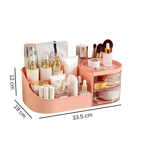 Large Capacity Cosmetic Storage Box With Clear Drawer Multi Functional Makeup Organizer Makeup Bags & Cases