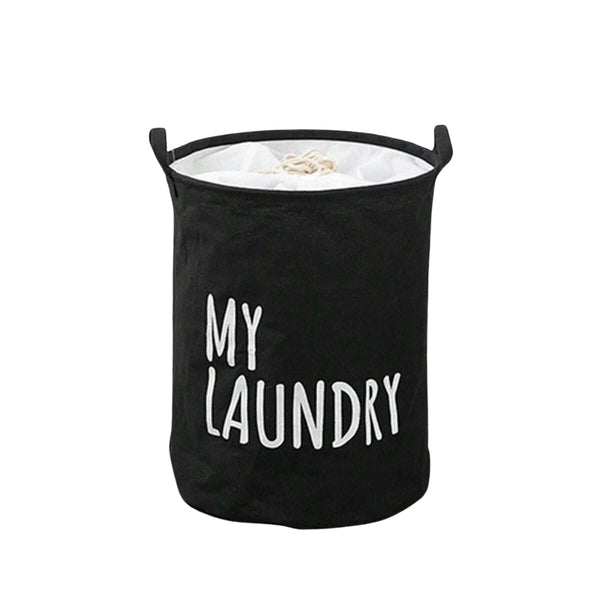 Foldable Drawstring Laundry Basket Large Capacity Waterproof Clothes Storage For Home Bathroom Organizer Laundry Baskets & Hampers