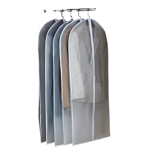 Transparent Hanging Dust Cover For Clothes Zippered Wedding Dress & Suit Storage Bag Garment Bags