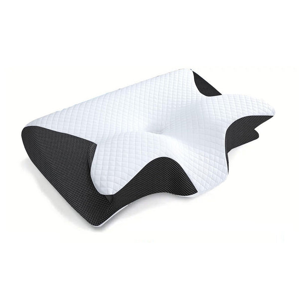 Memory Foam Cervical Pillow 2 In 1 Ergonomic Contour Orthopedic For Neck Pain Seat & Posture Cushions
