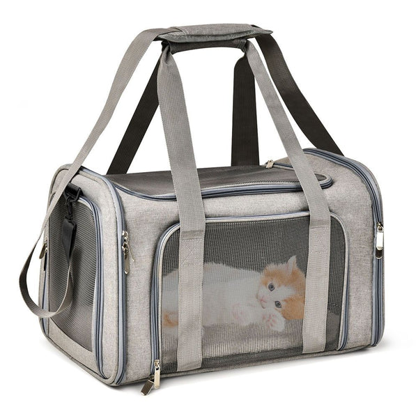 Airline Pet Carrier Bag Backpack For Small Dogs And Cats Small Animal Supplies